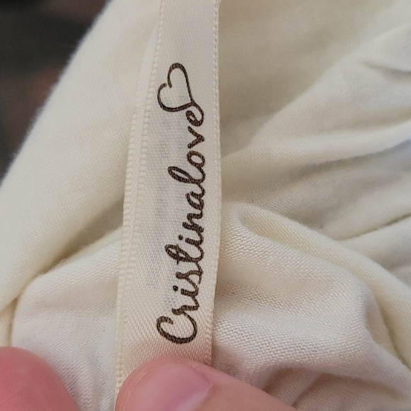 Cristinalove White Grecian Halter Maxi Dress - Picture 5 of 7